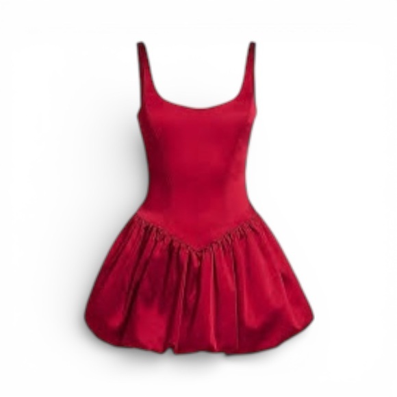 Amanda Uprichard Ruby Bubble Hem Skort Romper Size Small Sleeveless Mini EUC - Picture 3 of 6
